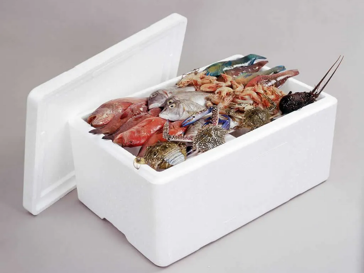 Thùng carton, khay xốp đựng hải sản phải luôn bảo đảm chức năng bảo vệ hải sản dài ngày