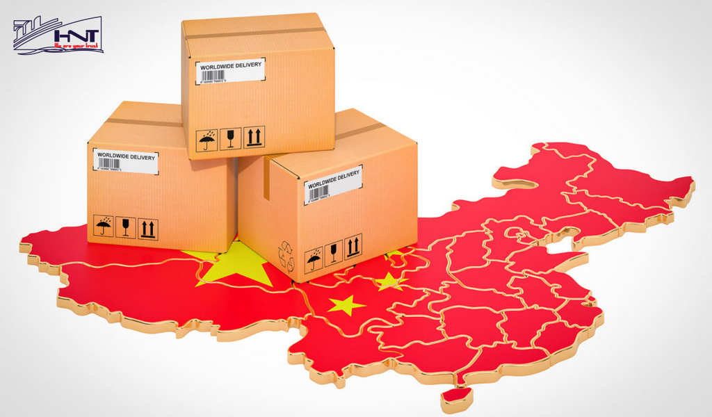 Sending goods through relatives in China