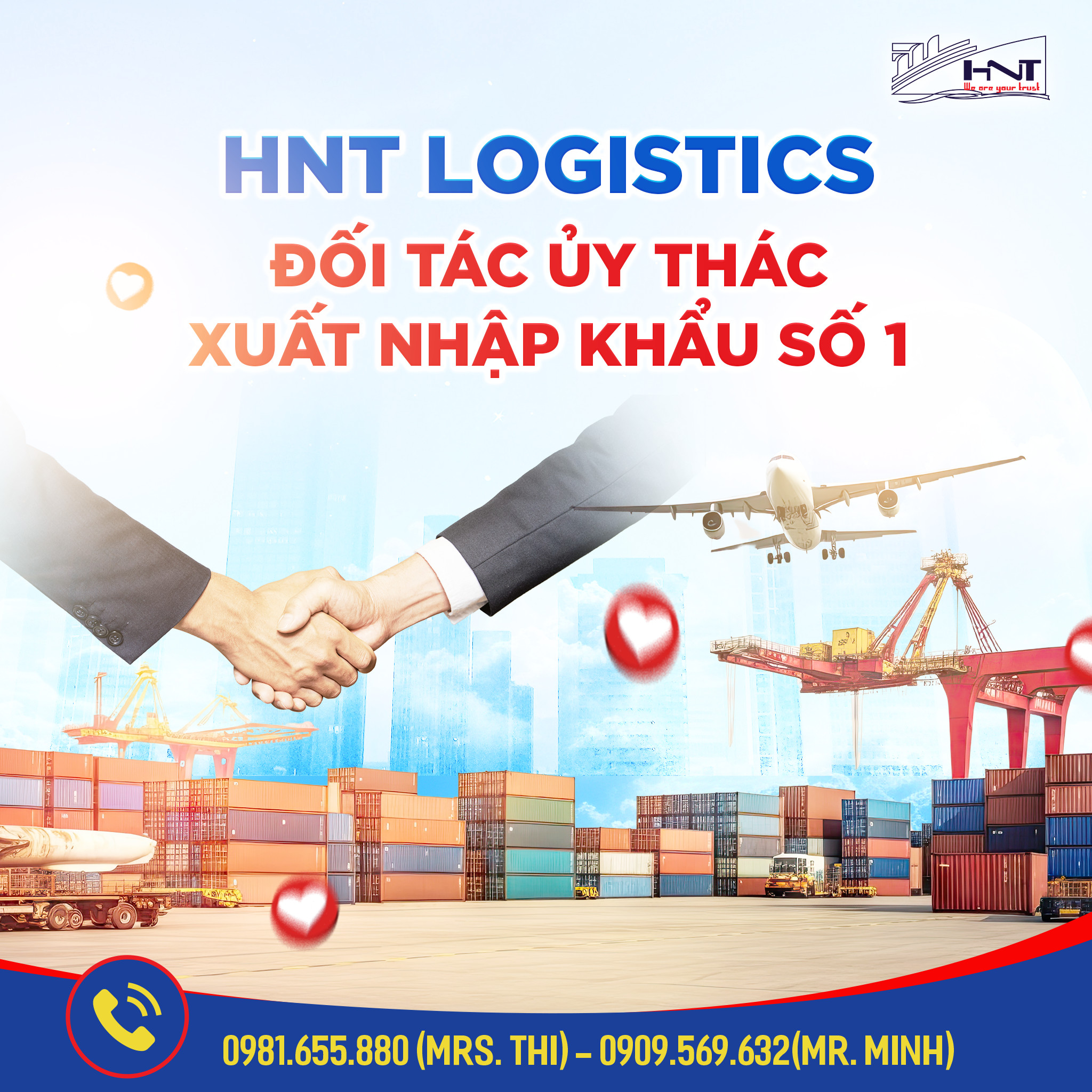 HNT Logistics provides full import and export services ho chi minh city.