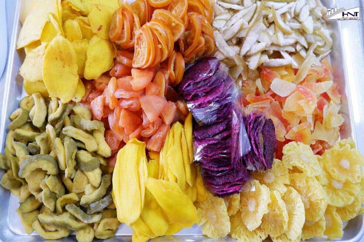 Vietnam's dried fruit products are also popular export items in many countries.